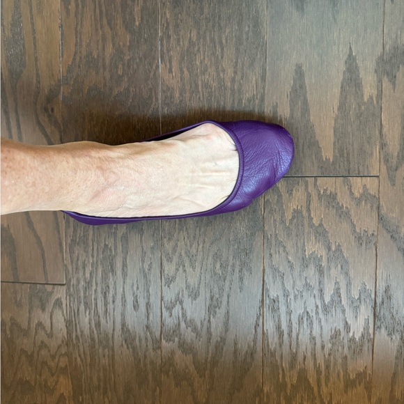 Tieks Purple Flats Soft Minimalist Design - Picture 1 of 6